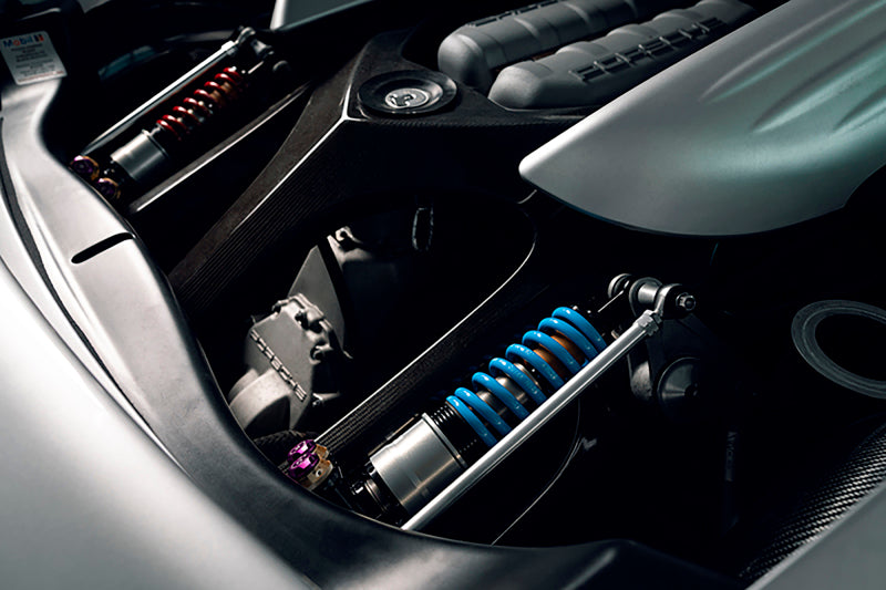 KW 04-05 Porsche Carrera GT Special Edition HLS4 V5 Coilover Kit w/ Red & Blue Springs 3097140A 3097140A User 7