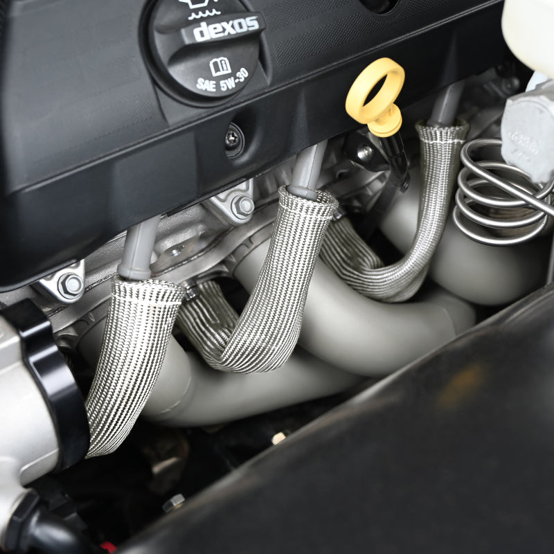 DEI Protect-A-Boot Sleeve - 1-1/4in I.D. x 6in - 8-pack - Silver 10552 10552 Photo - lifestyle view