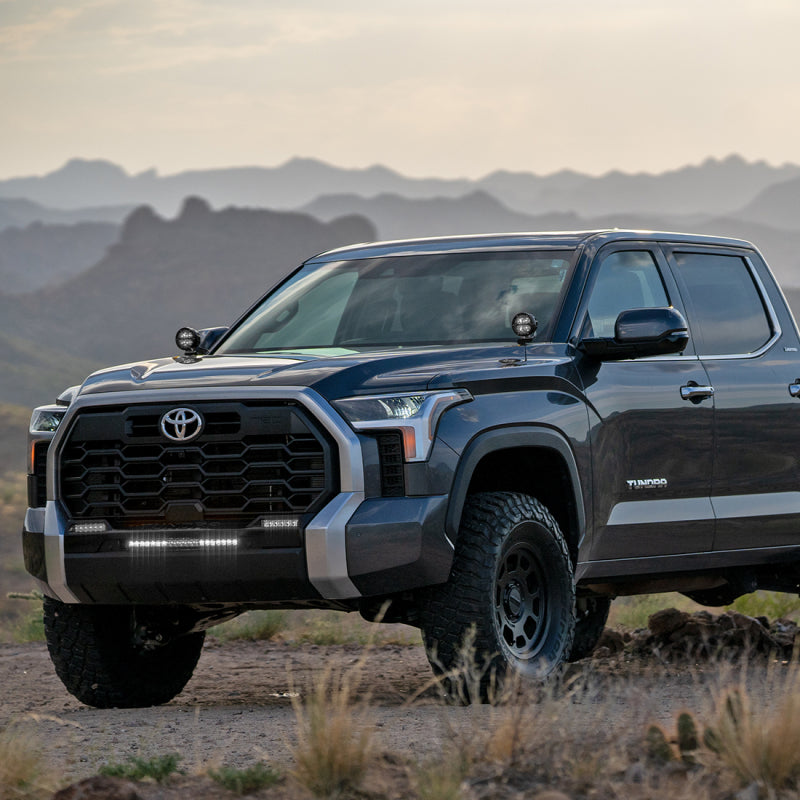 Rigid 2022+ Toyota Tundra 360-Series A-Pillar Lighting Kit 46807 Photo - Mounted