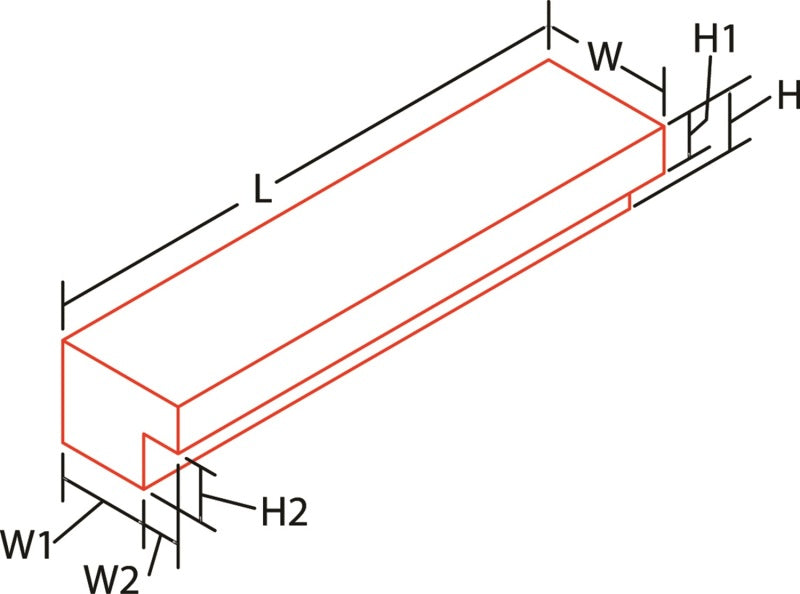 Dee Zee Deezee Universal Tool Box - Red Side Mount BT Alum 68In DZ8768 DZ8768 Technical Drawing