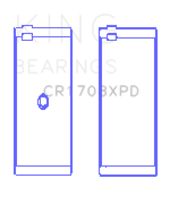 King Engine Bearings King Chevrolet Custom Honda Journal 1.888 CB1663H version Pre-doweled CR1708XPD CR1708XPD Photo - Primary