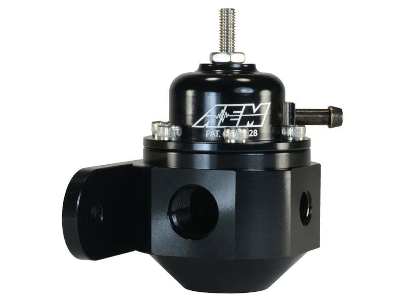 AEM Electronics Universal Fuel Pressure Regulator Black 25-302BK Photo - out of package