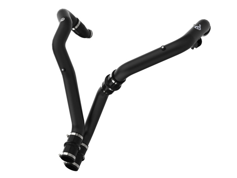 aFe Bladerunner Intercooler Tubes Hot Side 2.5in 17-20 Ford F-150 Raptor V6 3.5L(tt) 46-20298-B 46-20298-B Photo - Primary