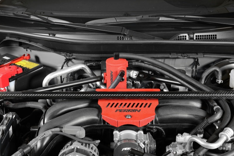 Perrin Performance Perrin 22-23 Toyota GR86 / 13-16 Scion FR-S / 13-23 Subaru BRZ Air Oil Separator - Red PSP-ENG-612RD PSP-ENG-612RD User 1