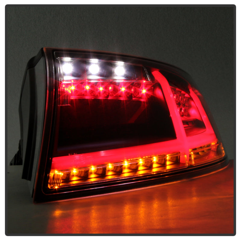 Spyder Audi TT 07-12 LED Tail Lights Black ALT-YD-ATT07-LED-BK 5081674 5081674 User 1