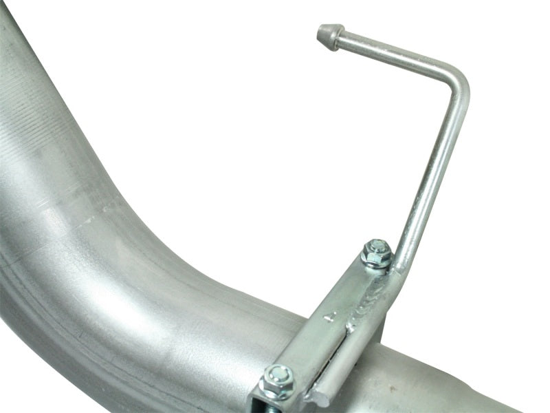 aFe Aluminized Cat-Back Exhaust No Muffler Black - Ford F-150 11-14 49-03041-B Photo - Unmounted