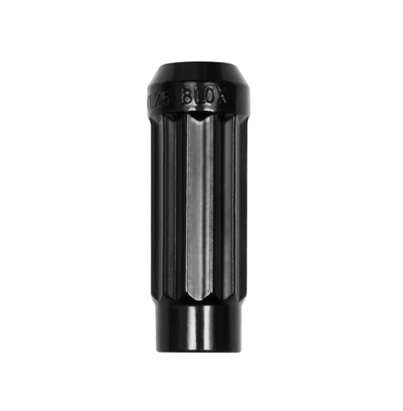 BLOX Racing 12-Sided P17 Tuner Lug Nut 12x1.5 - Black Steel - Single Piece BXAC-00140-BK BXAC-00140-BK User 1