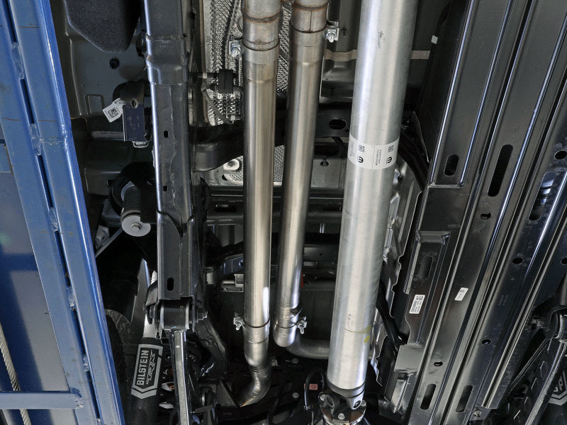 aFe Vulcan Series 3in 304 Stainless Steel Muffler Delete Pipe 2021 Ram 1500 TRX V8-6.2L (sc) 49C32085NM 49C32085NM Photo - Mounted