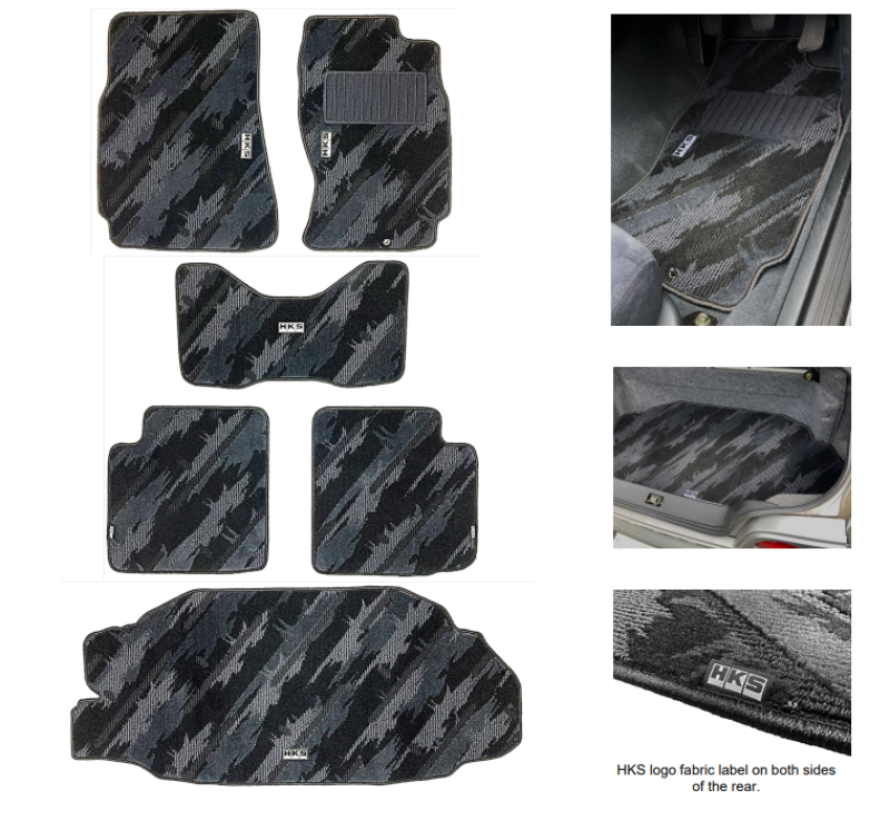 HKS FLOOR MATS BCNR33 FULL SET OCT RHD 53001-AN031 53001-AN031 User 1
