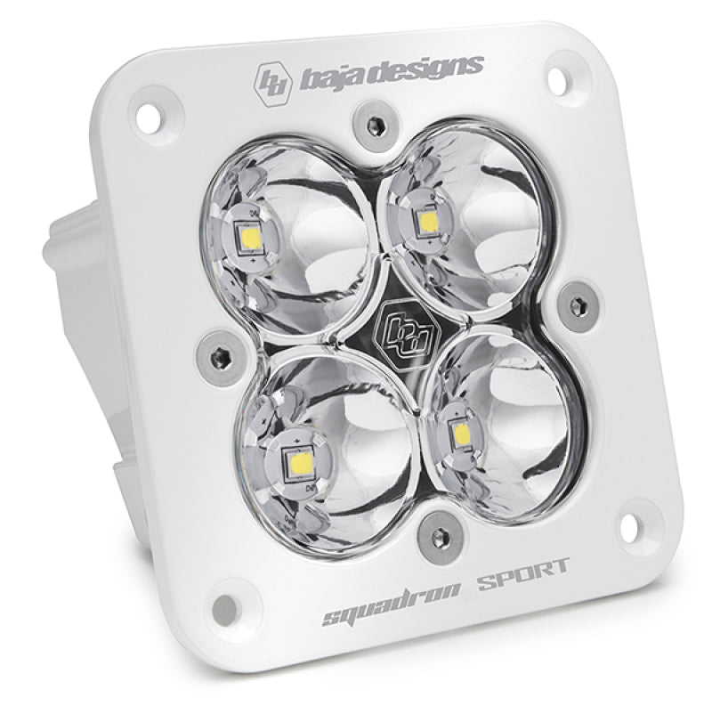 Baja Designs Squadron Sport Work/Scene Pattern White Flush Mount LED Light Pod - Clear 551006WT 551006WT Photo - Primary