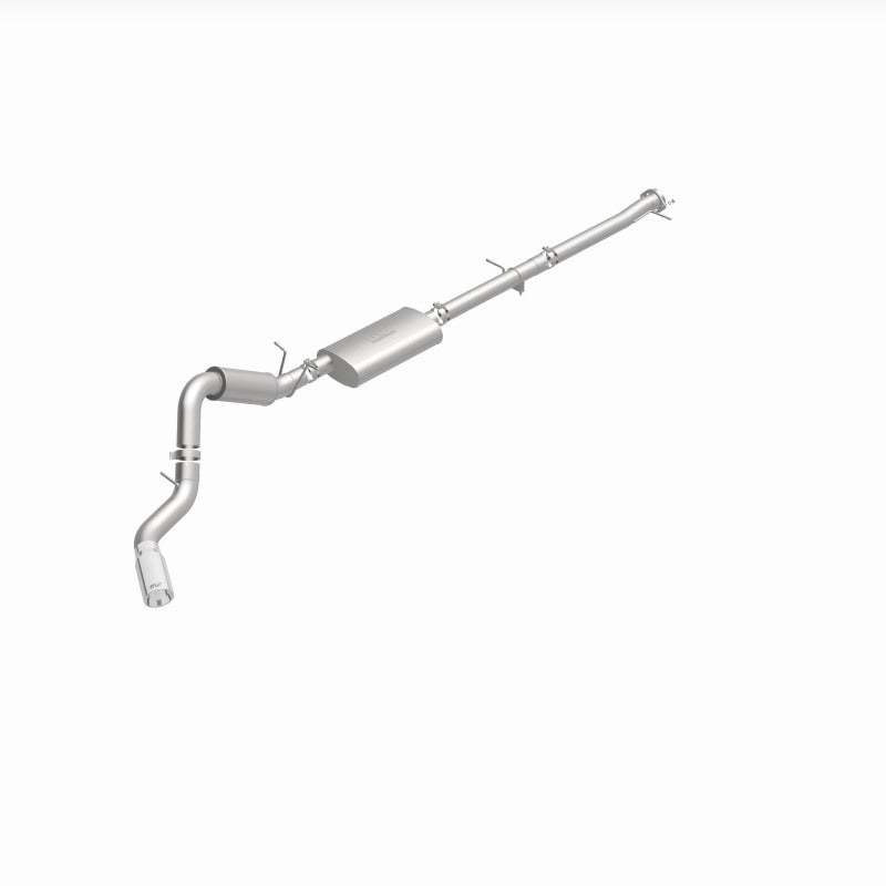 Magnaflow 2022+ GM 2500/3500HD 6.6L Gas Single Passenger Side Rear Exit Cat-Back Exhaust 19524 19524 360 Degree Image Set