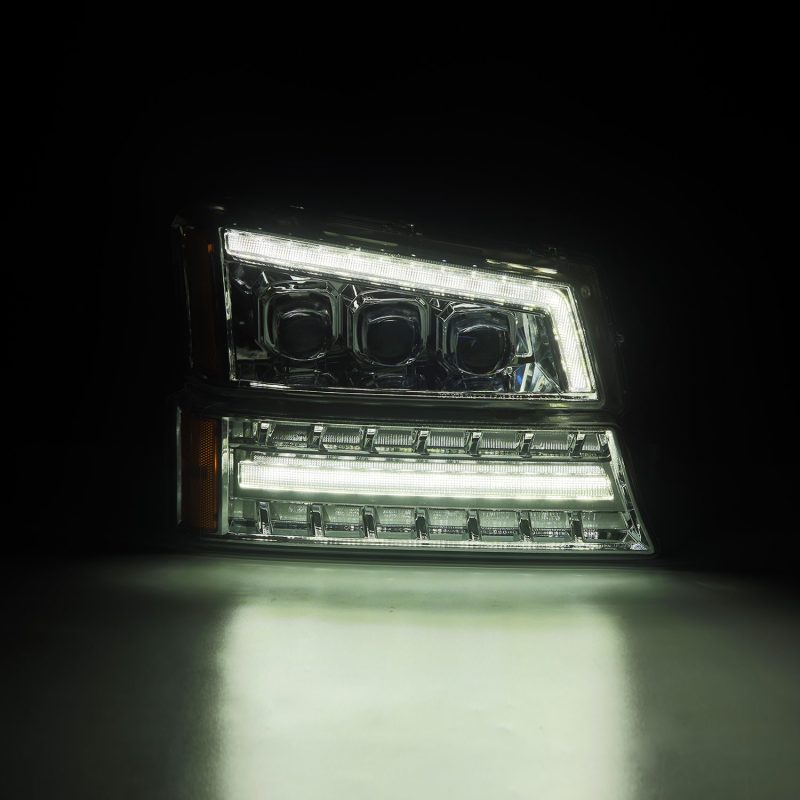 AlphaRex 03-06 Chevy Silverado 1500/2500HD/3500HD/Avalanche Chrome NOVA LED Proj Headlights 880255 880255 User 2