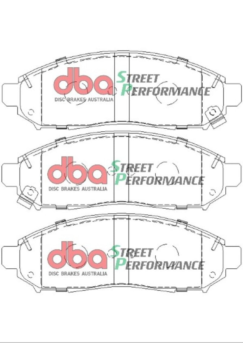 DBA 04-12 Nissan Pathfinder SP Performance Front Brake Pads DB1835SP DB1835SP Photo - out of package