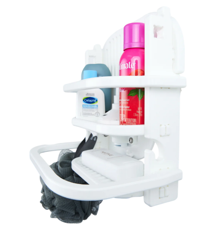 SeaSucker Shower Caddy - White SM8100W SM8100W User 1