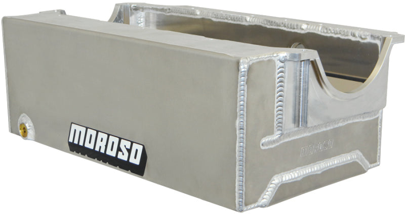 Moroso Pre-85 Chevrolet Small Block (w/No Cross Member) Wet Sump 9.5qt 7.25in Aluminum Oil Pan 21330 21330 Photo - Primary