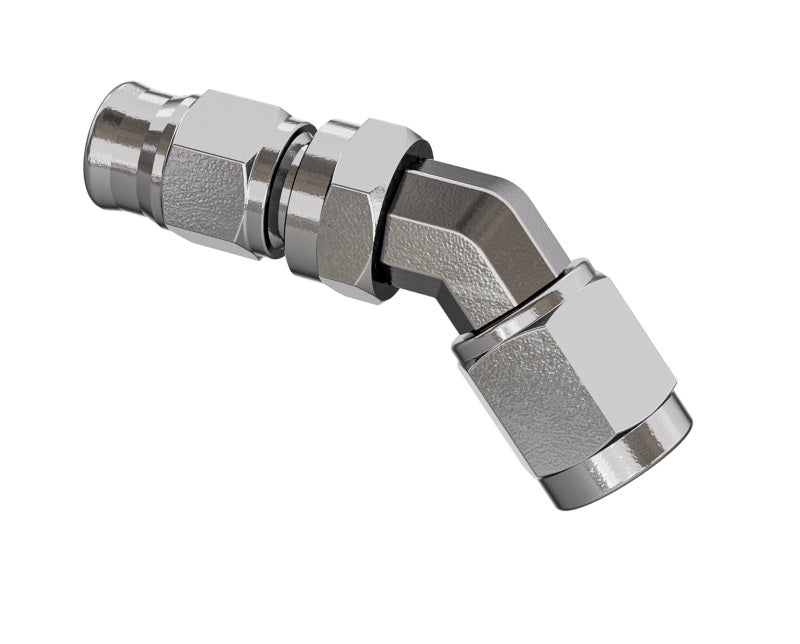 Goodridge 45 Deg Forged Swivel Female for AN3 Fittings P6645-03C P6645-03C Photo - Primary