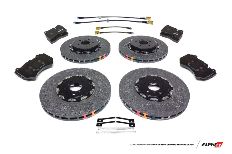 AMS Performance 2012+ Nissan GT-R DBA/NISMO R35 Alpha Carbon Ceramic Brake Kit ALP.07.01.0102-2 ALP.07.01.0102-2 Photo - Primary