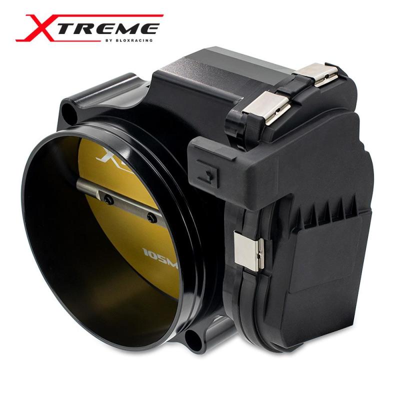 BLOX Racing 2015+ Dodge Hellcat / Jeep Trackhawk 6.2L 105mm Electronic Billet Throttle Body - Black BXIM-00255-BK BXIM-00255-BK Photo - Primary
