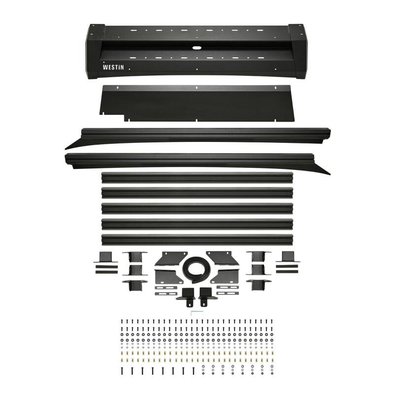 Westin 2024 Toyota Tacoma Double Cab Mesa Roof Rack - Textured Black 15-00135 15-00135 Photo - Close Up