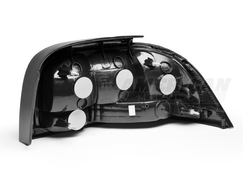 Raxiom 96-98 Ford Mustang Tail Lights- Black Housing (Smoked Lens) 49124 49124 Photo - Close Up