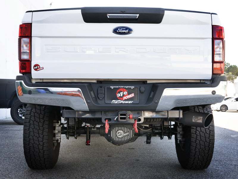 aFe POWER 49-43086-B MACH Force-Xp 4" 409 SS Cat-Back Exhaust System 49-43086-B Photo - Mounted