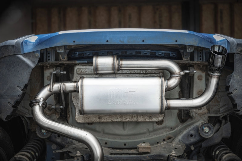 Magnaflow 18-23 Subaru Crosstrek Overland Series Cat-Back Performance Exhaust System 19676 19676 Photo - Mounted