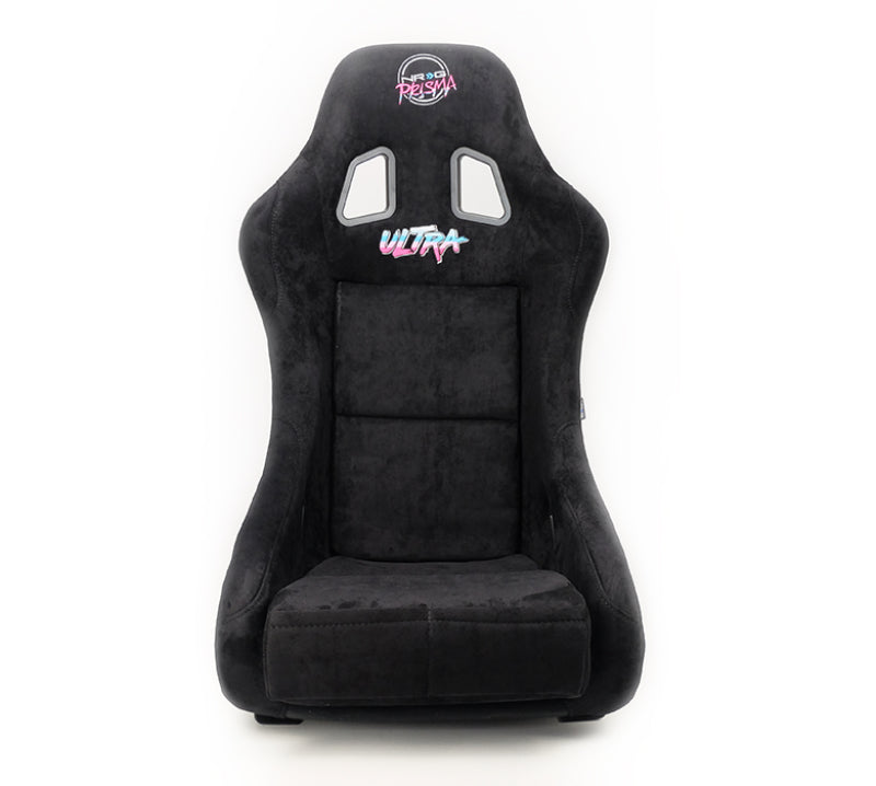 NRG FRP Bucket Seat ULTRA Edition - Medium (Black Alcantara/Gold Glitter Back) FRP-303BK-ULTRA FRP-303BK-ULTRA Photo - Primary