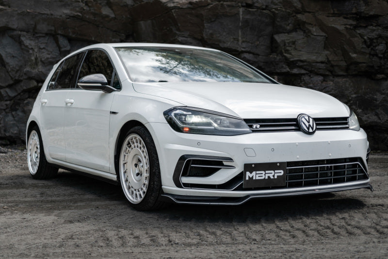 MBRP 15-19 VW Golf R MK7/MK7.5 3in T304 Cat Back Exhaust w/ Carbon Fiber Tips S46033CF S46033CF Photo - out of package