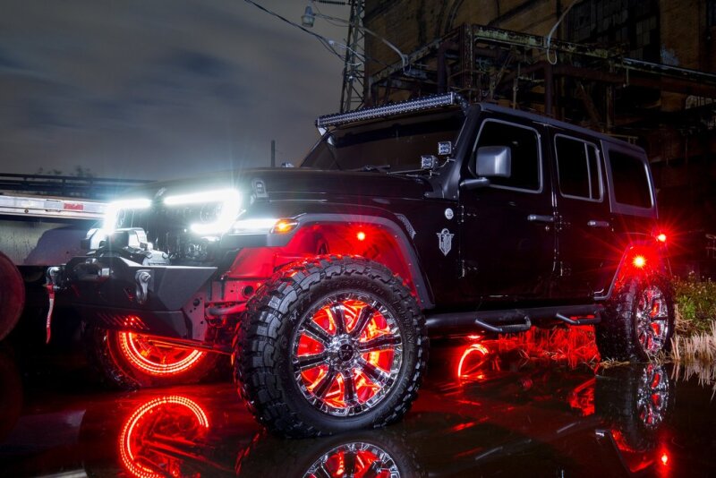 ORACLE Lighting Oracle VECTOR Series Full LED Grille - Jeep Wrangler JL/JT - NA 5837-PRO 5837-PRO Photo - lifestyle view