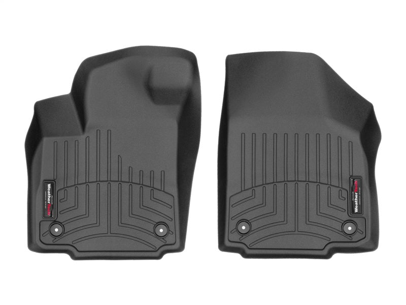 WeatherTech 2019+ Chevrolet Silverado 1500 Front FloorLiner W/ Vinyl Floors - Black 4414911V 4414911V Photo - Primary