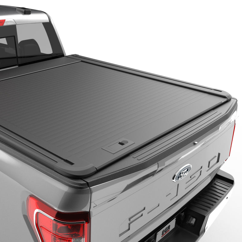 EGR 2015-2023 Ford F-150 Short Box RollTrac Manual Retratable Bed Cover RT038812ML RT038812ML Photo - Close Up