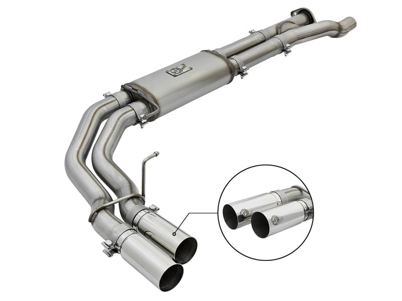 aFe POWER 49-43091-P Rebel Series 3"409 SS Cat-Back Exhaust System 49-43091-P Photo - Primary