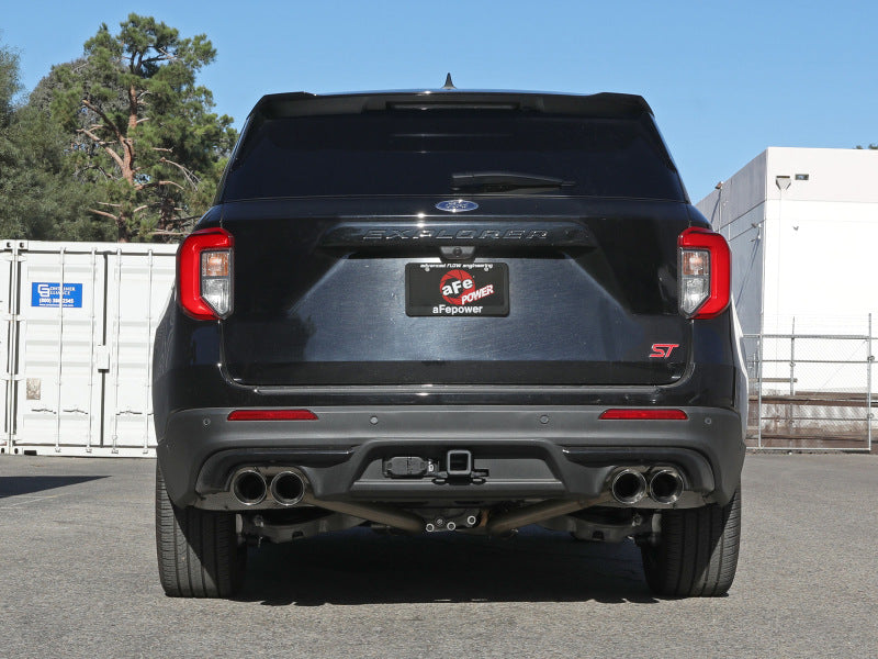 aFe MACH Force-Xp 2.5in. 304 SS C/B Exhaust 20-21 Ford Explorer V6-3.0L - Polished Tip 49-33139-P 49-33139-P Photo - Mounted