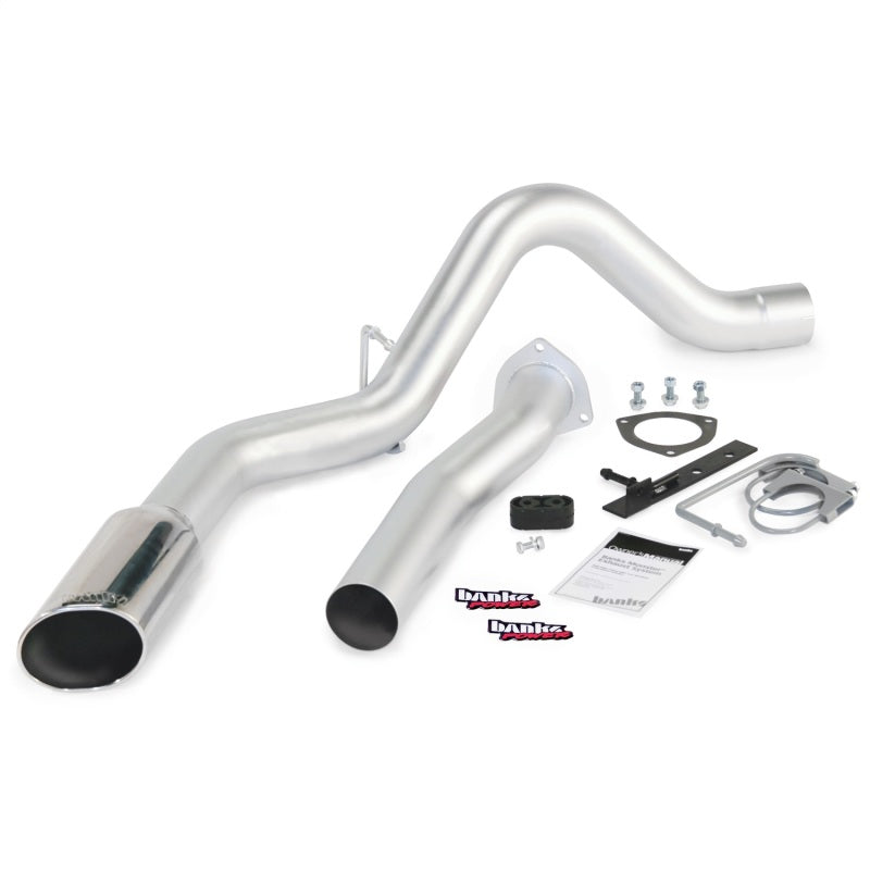 Banks Power 07-10 Chevy 6.6L LMM ECSB-CCLB Monster Exhaust System - SS Single Exha 47784 Photo - Primary