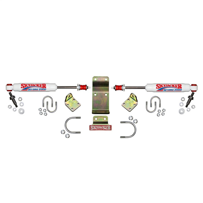 Skyjacker 2018 Jeep Wrangler JL - White Dual Steering Damper Kit 7208 7208 Photo - Primary