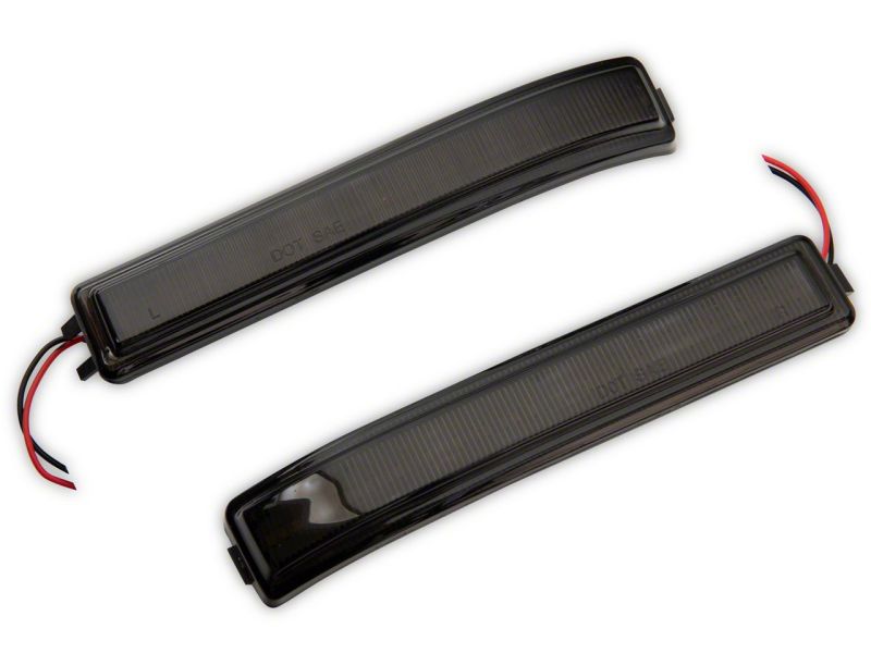 Raxiom 09-14 Ford F-150 Axial Series White LED Mirror Turn Signal- Smoked T556986 T556986 Photo - Close Up