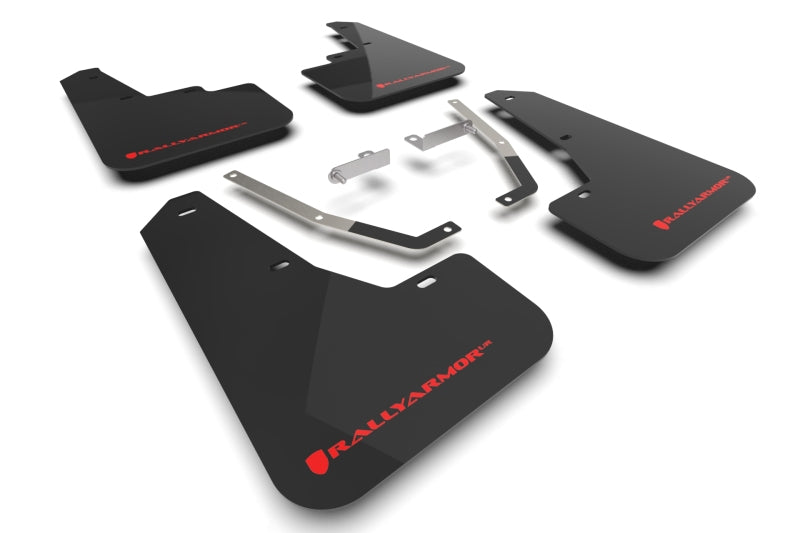 Rally Armor 2024 Subaru Crosstrek Black UR Mud Flap Red Logo MF106-UR-BLK-RD MF106-UR-BLK-RD Photo - Primary