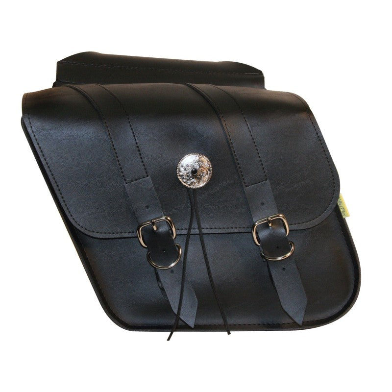 Willie & Max Universal Deluxe Compact Slant Saddlebags (12 in L x 9.5 in W x 5.5 in H) - Black 58707-00 58707-00 User 1