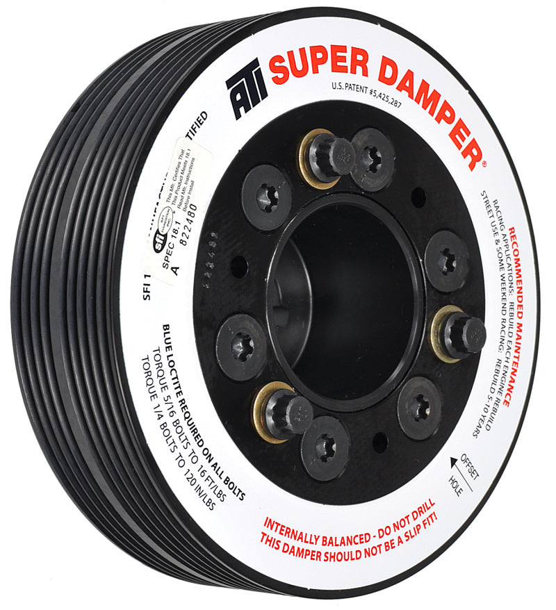 ATI Damper - 5.50in - Alum - 4 & 5 Grv - Subaru WRX EJ20 22 25 Engine 1Pc ATI917991 ATI917991 User 1