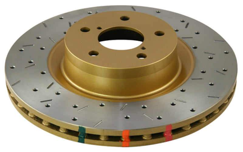 DBA 8/98+ Nissan Skyline R34 GTT Front Crossdrilled Slotted 4000 Series Rotor 42304XS 42304XS Photo - Primary