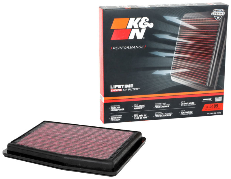 K&N Engineering K&N 2020 Hyundai Sonata L4-2.0L F/I Replacement Drop In Air Filter 33-5109 33-5109 Photo - out of package