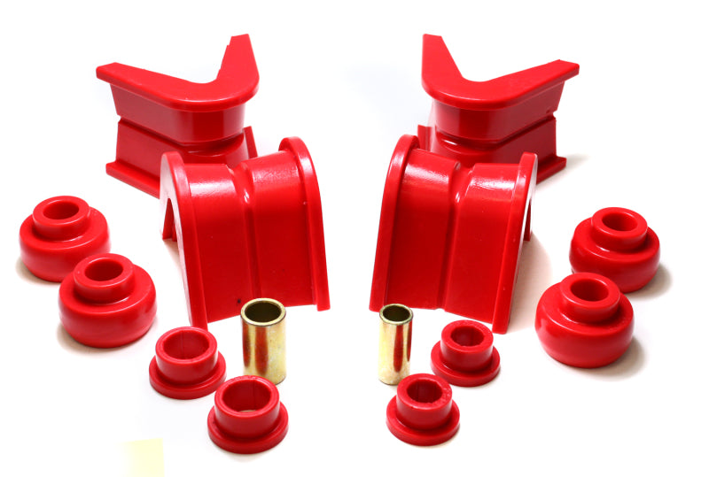 Energy Suspension Independent Rear Suspension Bushing Set Red Ford Bronco Base 1966-1979 4.7106R Photo - Primary