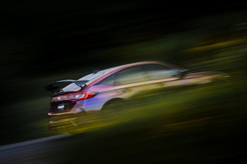 MBRP 23-24 Honda Civic Type R 2.0L T304 SS 3in Cat-Back Exhaust Triple Center Outlet w/ Burnt Tips S49023BE S49023BE Photo - lifestyle view