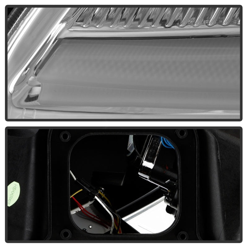 SPYDER 05-13 Chevy Corvette C6 Projector Headlights Seq LED Turn Signal w/SB DRL Parking Light 5087928 5087928 Photo - Unmounted