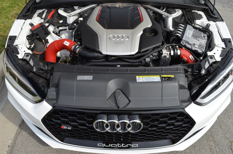 Injen 18-19 Audi S4/S5 (B9) V6 3.0L Turbo Polished Intercooler Piping SES3082ICP SES3082ICP Photo - Mounted