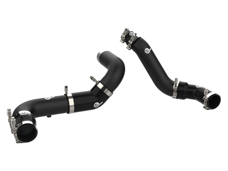 aFe 16-19 RAM 1500 V6 3.0L (TD) BladeRunner 3in Aluminum Hot & Cold Charge Pipe Kit - Black 46-20494-B 46-20494-B Photo - Primary