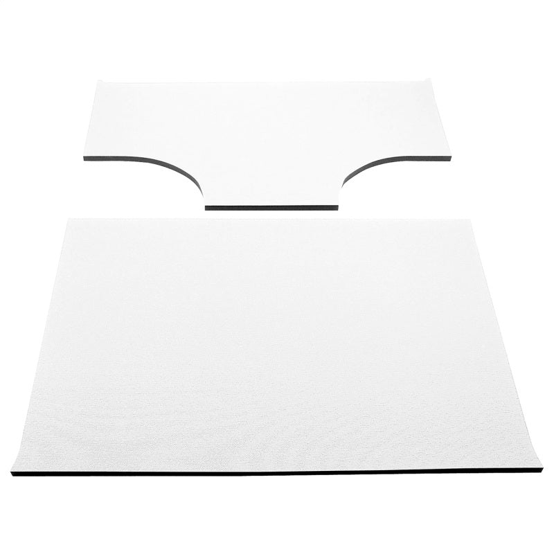 DEI 03-06 Jeep Wrangler TJ 2-Door w/Speaker Pods Boom Mat Headliner - 2 Piece - White 50148 50148 Photo - Primary