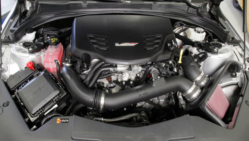 K&N Engineering K&N 16-17 Cadillac ATS-V 3.6L V6 Twin Turbo Performance Intake Kit 57-3093 57-3093 Photo - Mounted