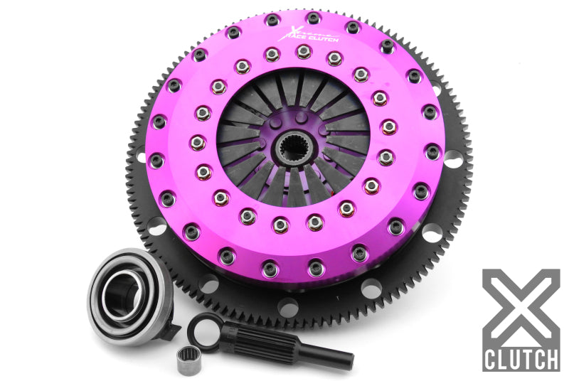 XCLUTCH 87-91 Mazda RX-7 Turbo 1.3L 9in Twin Solid Ceramic Clutch Kit XKMZ23520-2E XKMZ23520-2E Photo - Primary
