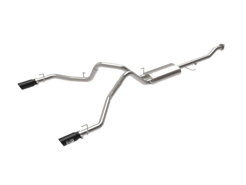 aFe Vulcan Series 3in 304SS Cat-Back w/ Black Tips 15-20 Ford F-150 V6 2.7L/35L(tt) / V8 5.0L 49-33130-B 49-33130-B Photo - Primary